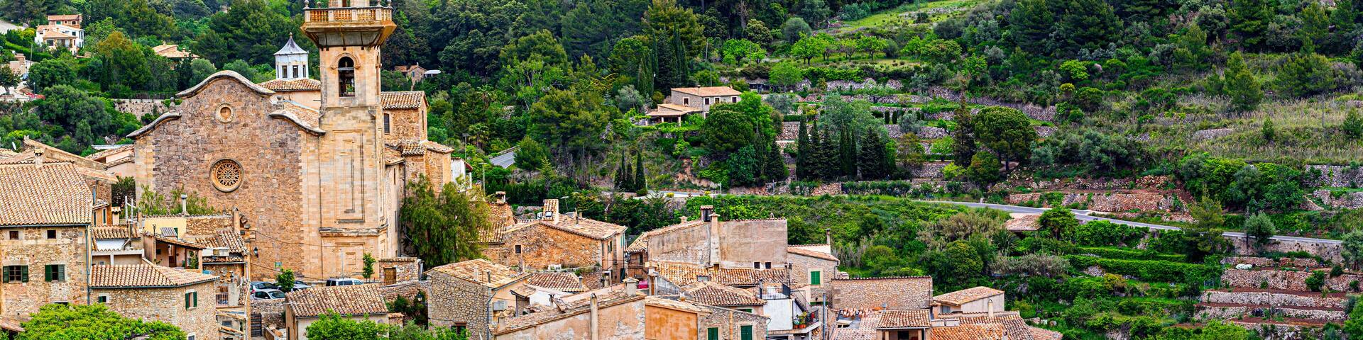 Panorama of Valldemossa, Mallorca