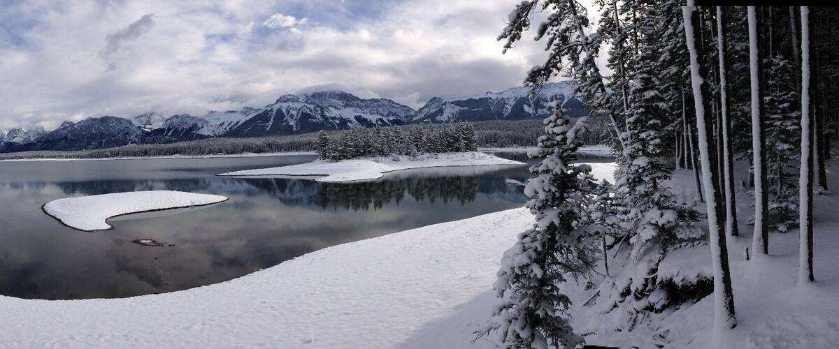 Camping in the snow!