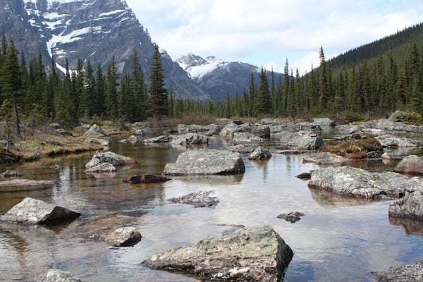 From the popular Moraine lake you can do an easy hike to Consolation Lakes. It takes you through the forest to an amazing view at the lake. There is a massive rocky open space and a very scenic river. #BestOf5