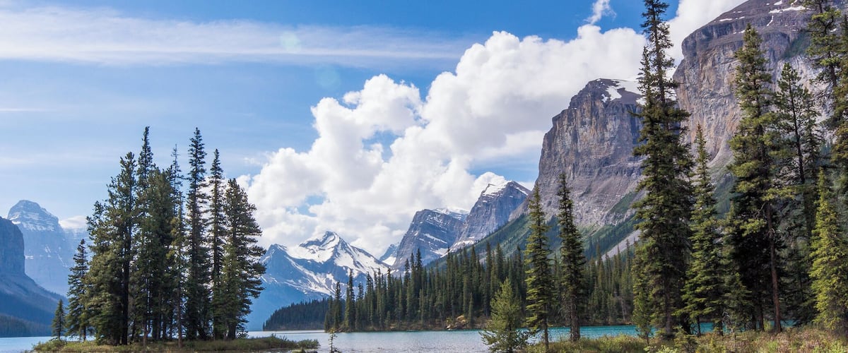 Spirit Island, Jasper National Park - It is hard to contribute something original to one of the most photographed scenes of the Canadian Rockies, and I clearly don't do that here. But I was happy with the photo all the same, having found myself here near high noon in glaring sunlight. The only way to access this island is by boat - either the Maligne Lake boat tour, which makes a stop, or rent a canoe or kayak and get there on your own.