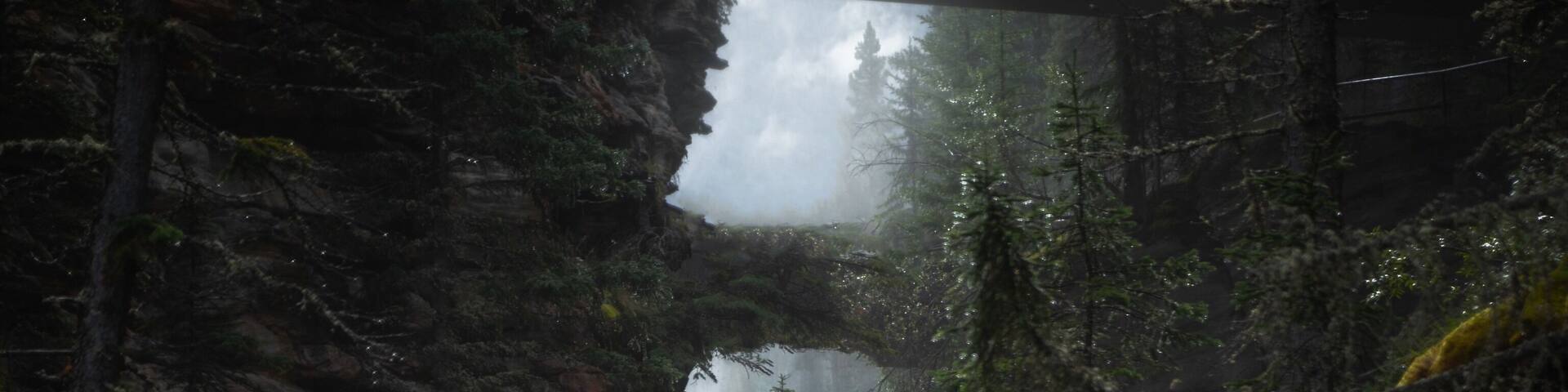 A hidden gem at Athabasca Falls from the lower right path by the pothole path looking back up the river. #Adventure
#explore #river #canyon #jasper #canada #landscape #photography