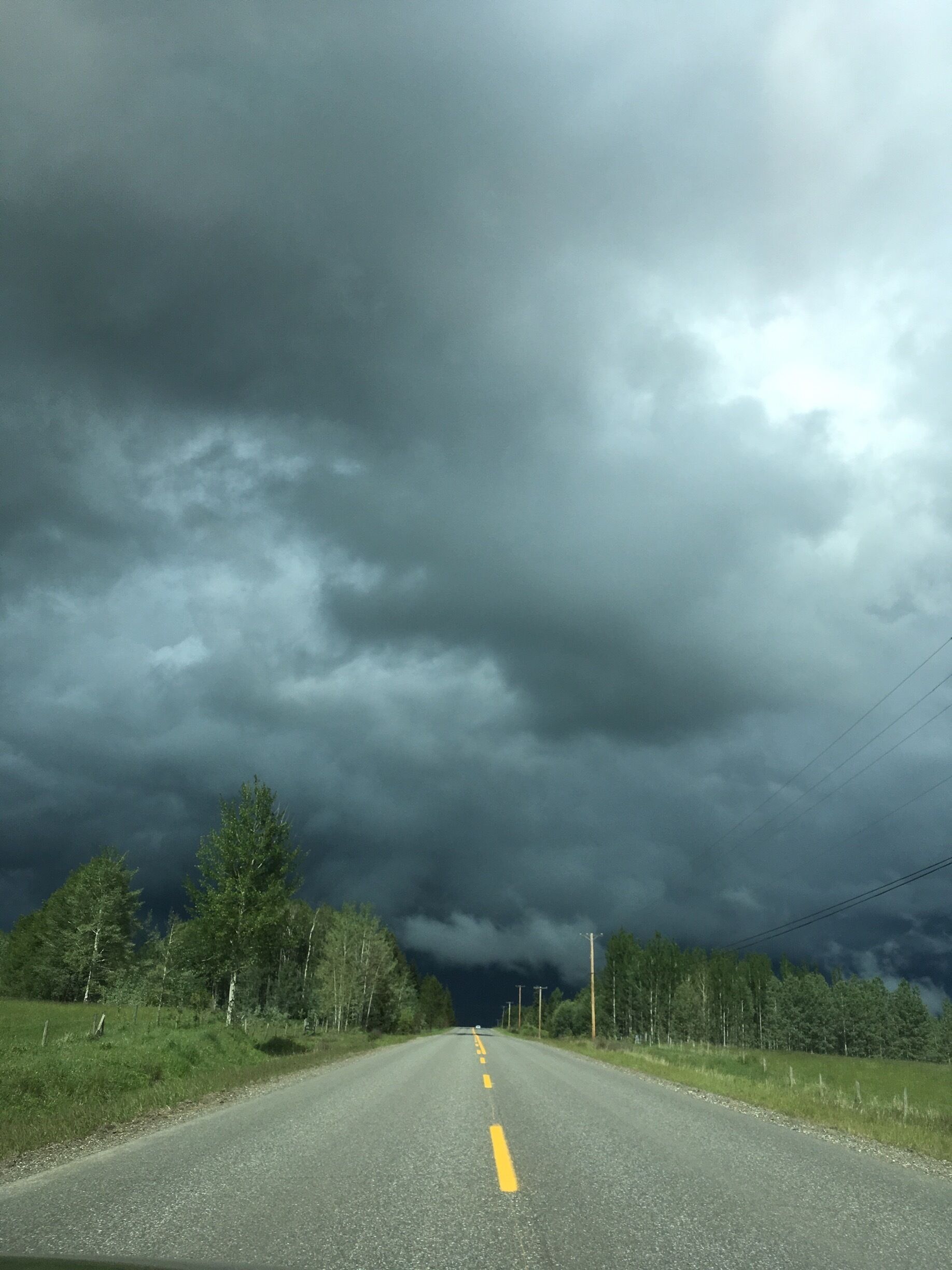 The road to Plato Island Resort near Horsefly/Cariboo 