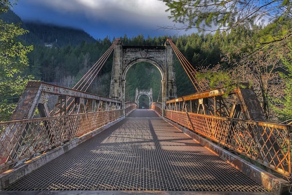 Old Alexandra Bridge, BC, Canada