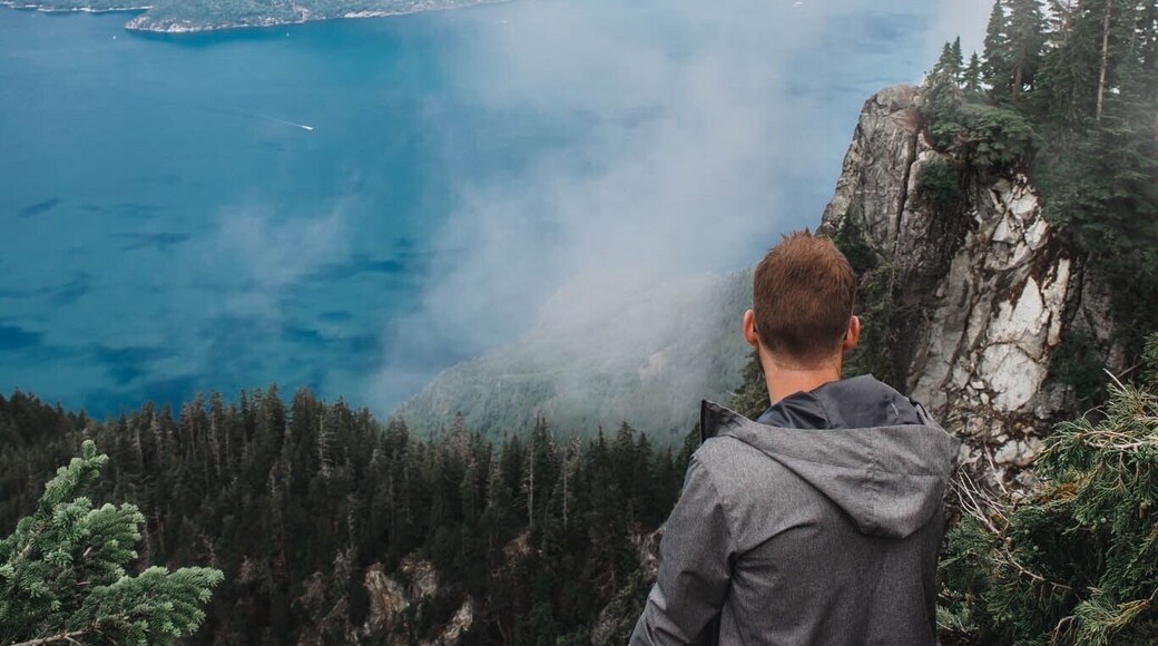 If you ever do this hike make sure you stick around for the clouds to clear (yes you’re in the clouds) because the view of Howe sound is breathtaking.
#GreatOutdoors #hiking #adventure #travel #Canada #Vancouver #travel