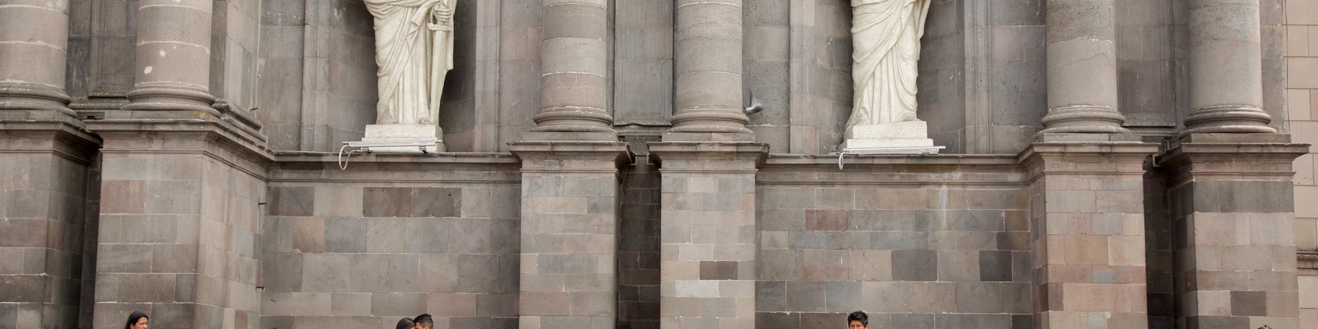 Mexico, Estado de featuring a statue or sculpture, heritage elements and street scenes