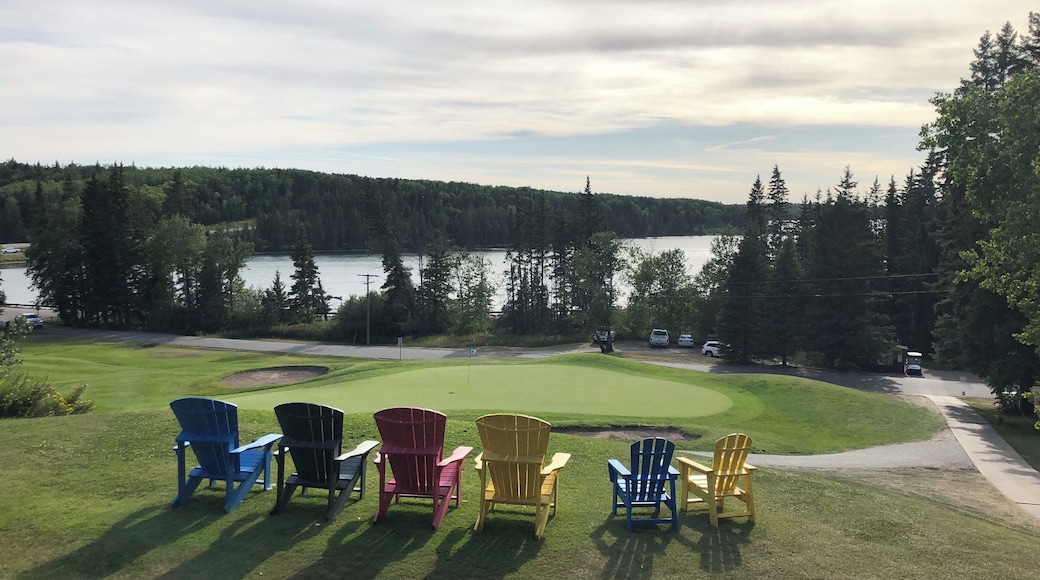 Enjoying summer sun at the lake