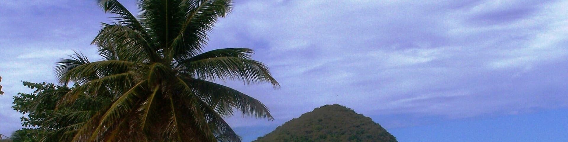 Rather than booking an excursion with the cruise ship, we did one of our own, and found a great beach. Had it practically to our ourselves.