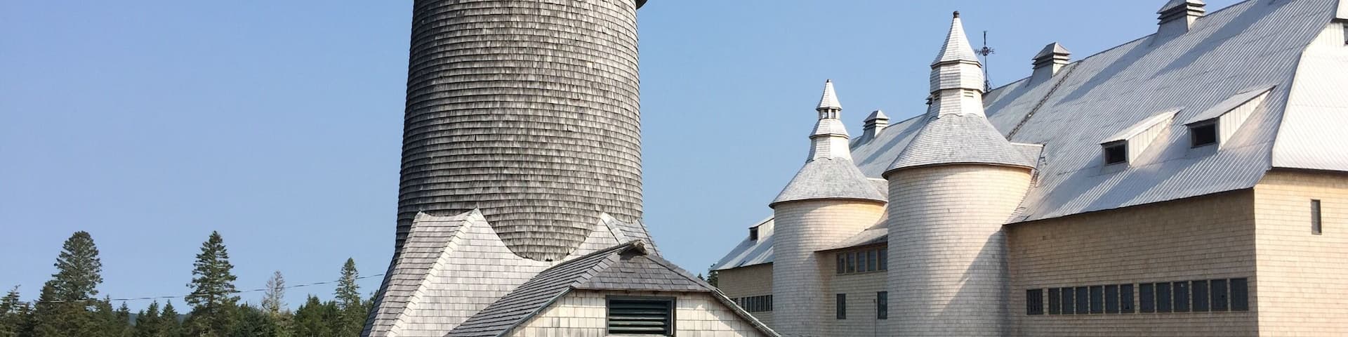 The dairy barn and creamery at Covenhoven; summer home of the builder of Canada's Transcontinental Railroad.
