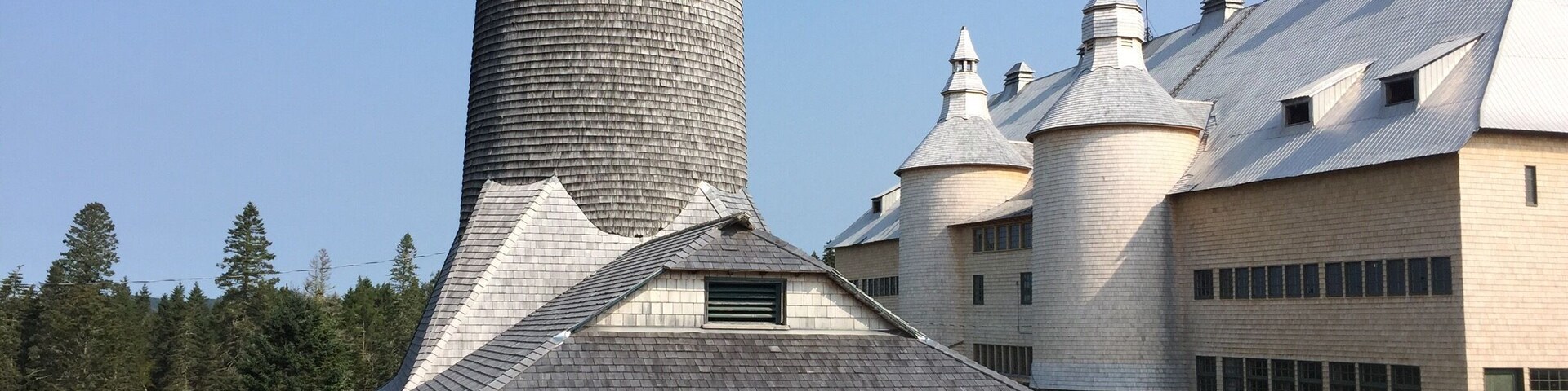 The dairy barn and creamery at Covenhoven; summer home of the builder of Canada's Transcontinental Railroad.