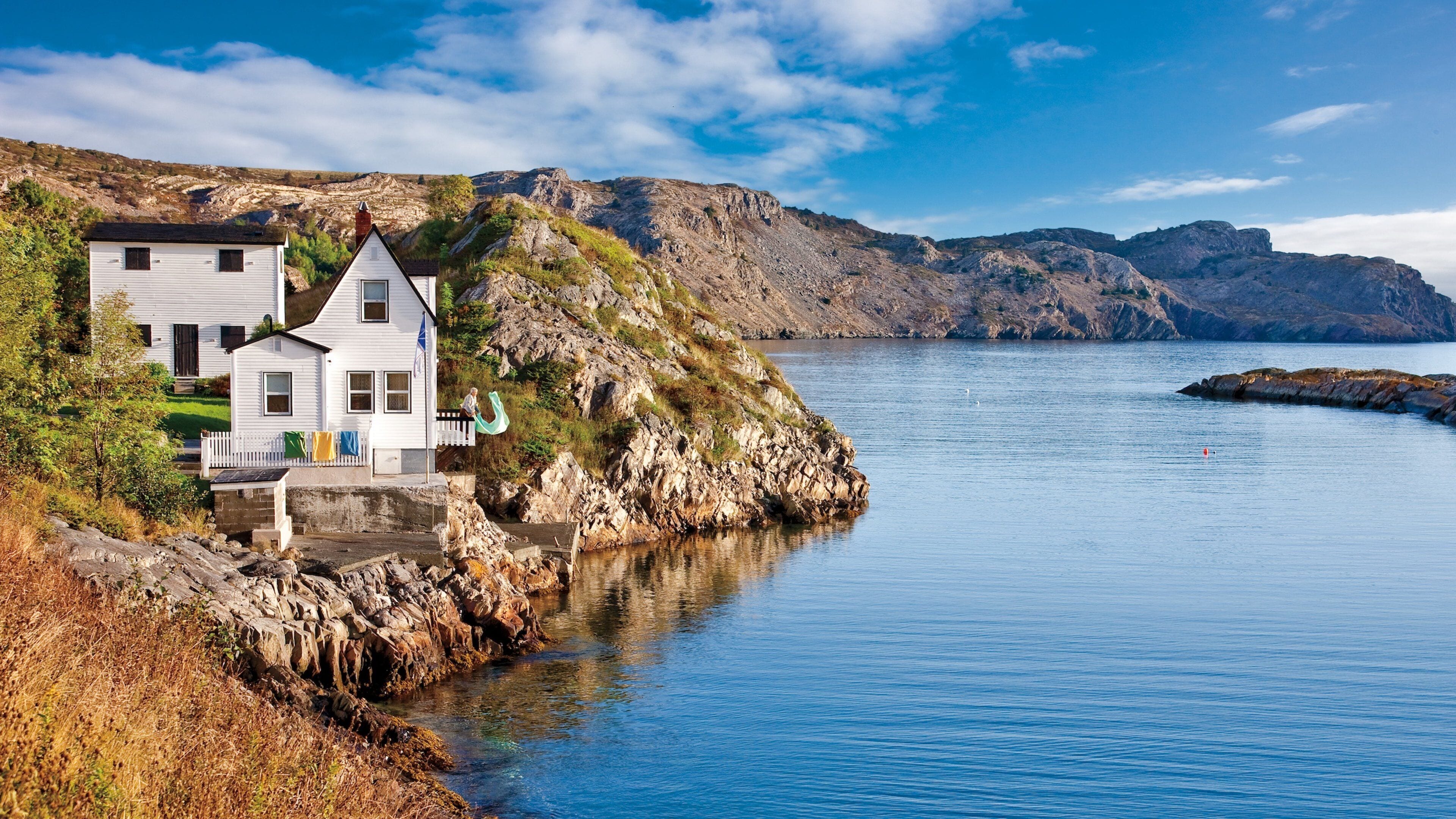 Newfoundland and Labrador featuring general coastal views and rocky coastline