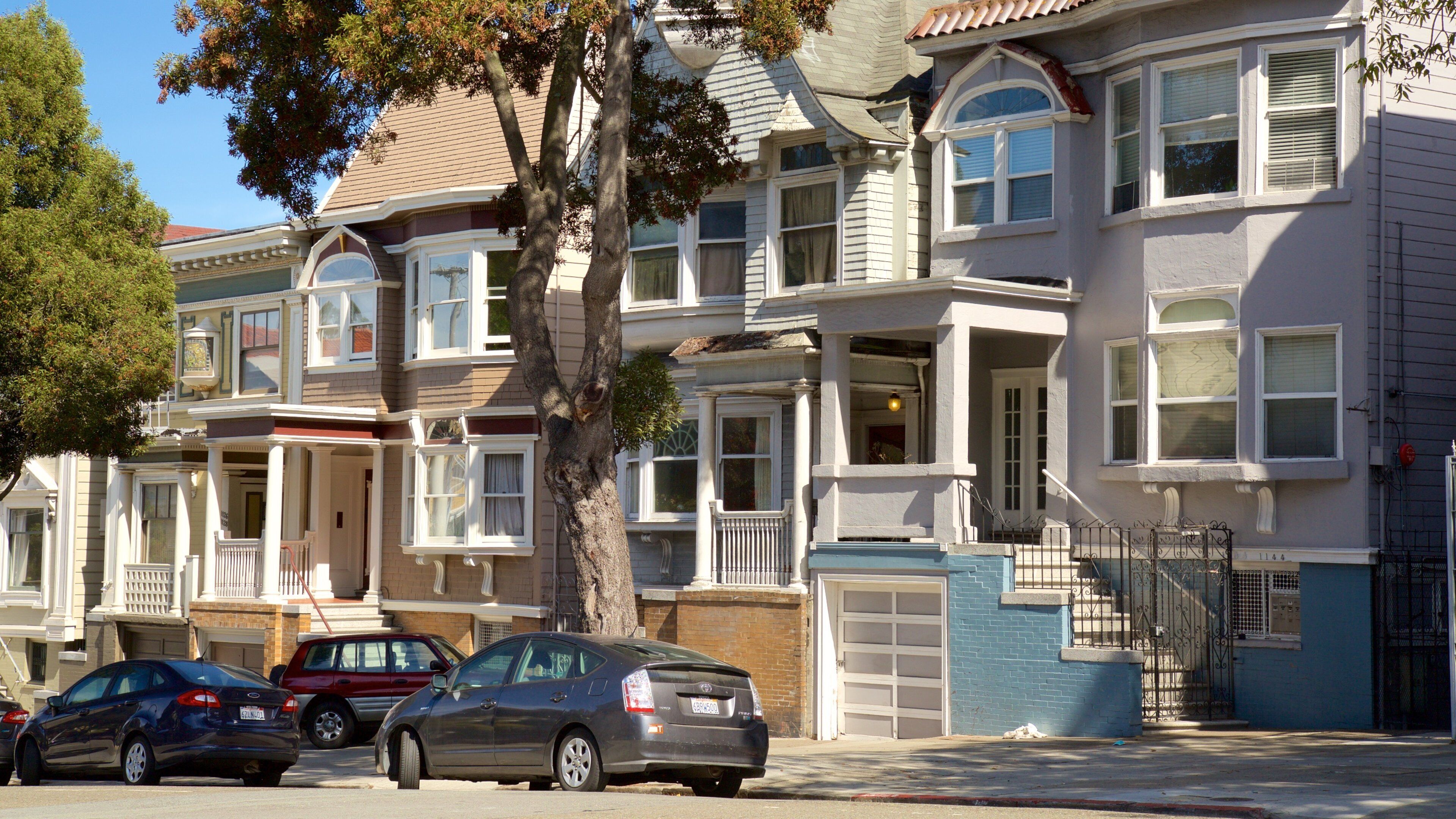 Haight-Ashbury presenterar ett hus och gatuliv