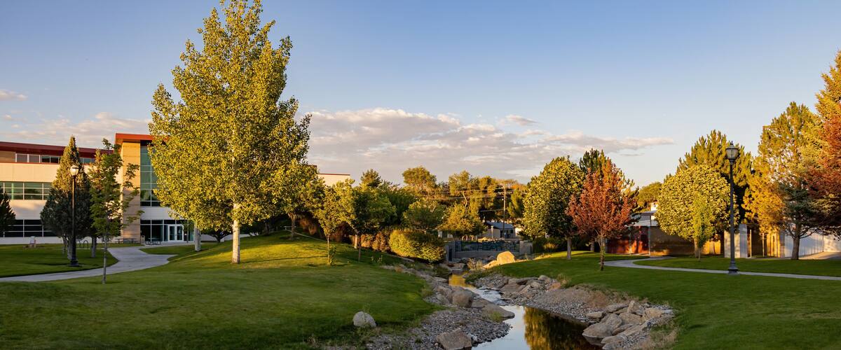 Afternoon view of the beautiful Great Basin College