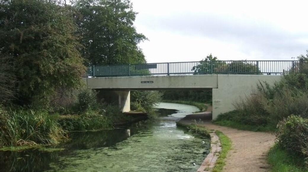 Perry Hall Bridge Small concrete bridge over the Wyrley and Essington Canal looking towards Walsall.