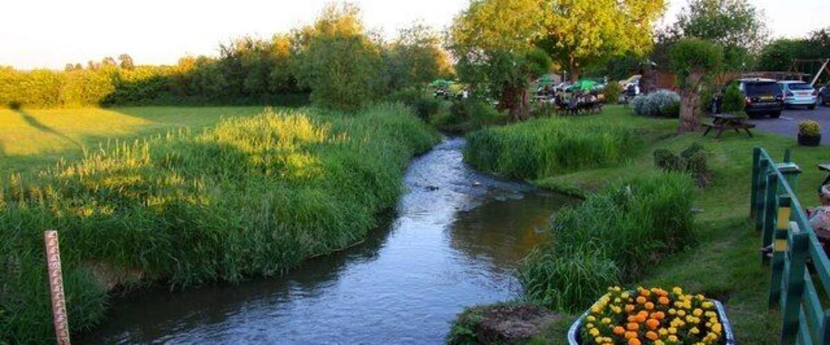 The River Thame at The Old Fisherman in Shabbington