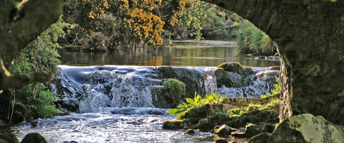 Weir Water at Robbers Bridge Oareford Exmoor
