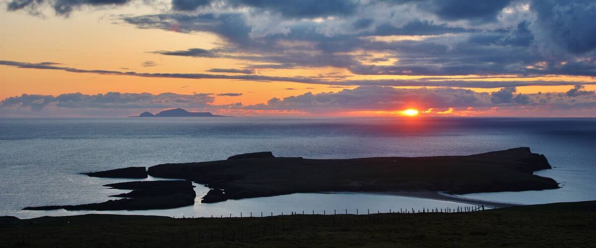 ..and distant Foula