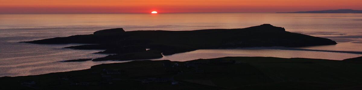 From Scousburgh Hill.