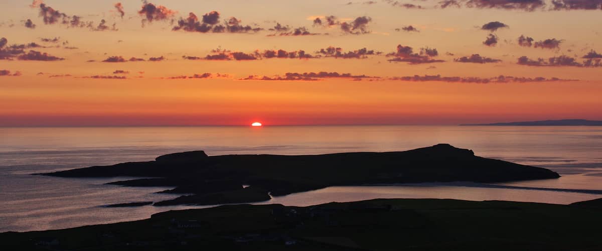 From Scousburgh Hill.