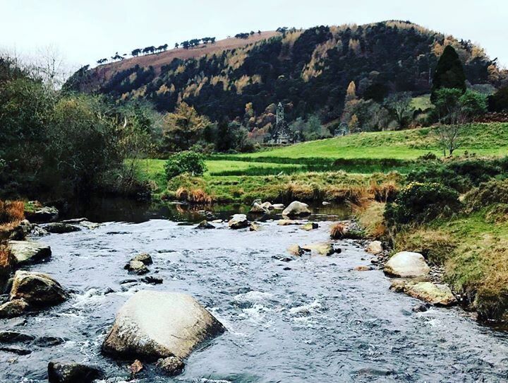 Gorgeous views in Glendalough! We did a hike though a state park. 