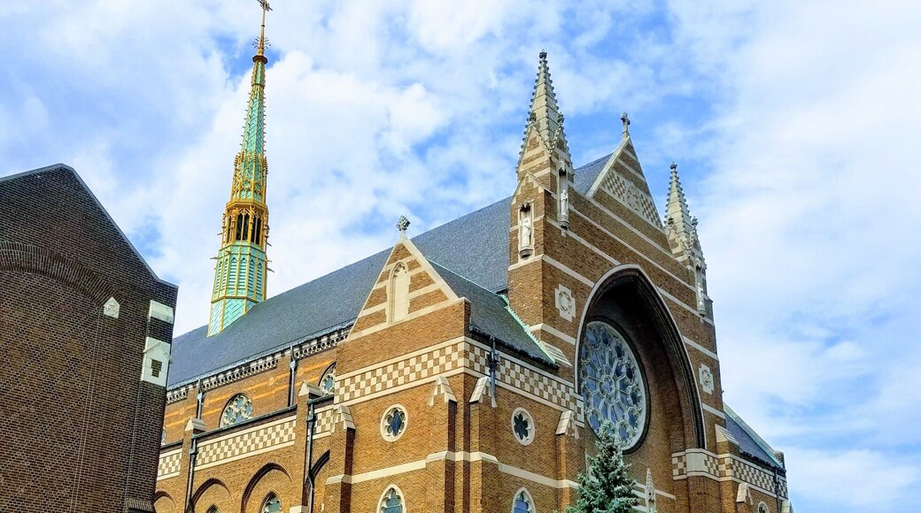 Started by Polish immigrants, Hamtramck is now a multicultural city with the motto "the whole world in 2 square miles". Definitely worth a visit and check out all the amazing cafes #church #polish #hamtramck #detroit #travel #multicultural #sightsee #tourist