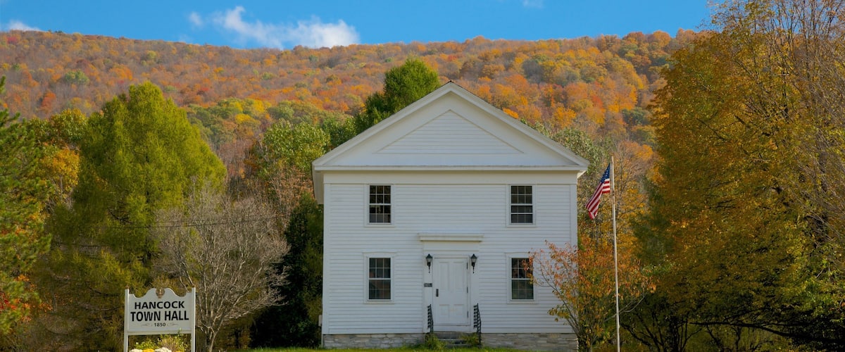 Hancock showing tranquil scenes, heritage elements and signage