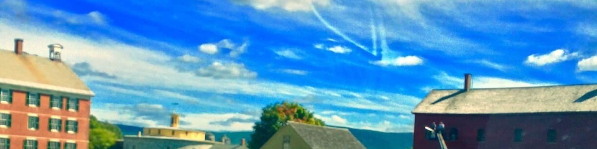 Hancock Shaker Village, Hancock Massachusetts beautiful place; description
Shakers, all supported themselves by the proceeds of their farmland. The Hancock Shakers were primarily dairy farmers. The raising and sale of garden seeds was perhaps the most lucrative of their early businesses.Land acquisition and conversion continued for decades, with the area peaking at 3,000 acres (12 km2) and the population rising to over 300.After reaching peak membership in the 1840s, the Shaker movement gradually dwindled, partially due to the urban migration that accompanied the Industrial Revolution, and by the westward migration of New England's youth. By the early twentieth century, the population of the village had fallen to around 50, most of whom were children. The remaining Shakers sold off their excess land, and many buildings were destroyed.The decision was eventually made in 1960 to close the village and sell the property and buildings.
Non-Shakers were impressed by the Hancock Shaker property—scrupulously clean, neat, and well-tended—and their innovations in farming, such as the round barn that attracted much attention Visitors also praised Hancock Shakers' products, including boxes "of beautiful workmanship" and garden seeds. Before 1820, the village was prosperous and the Shakers were respected as good neighbors.