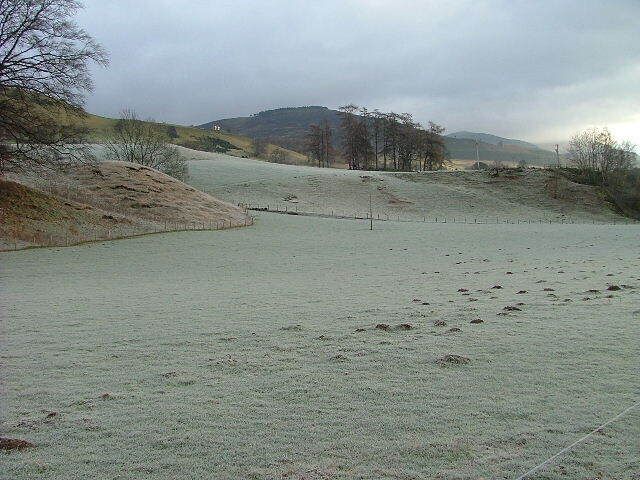 Fields on the Lude Estate. East of Blair Atholl