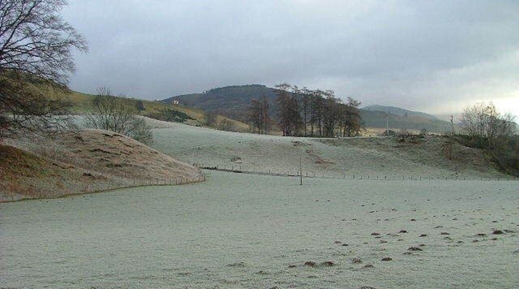 Fields on the Lude Estate. East of Blair Atholl
