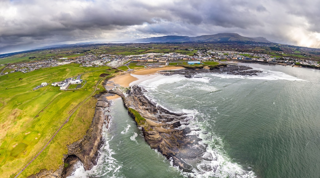 Aerial view of Bundoran and Donegal Bay - Ireland