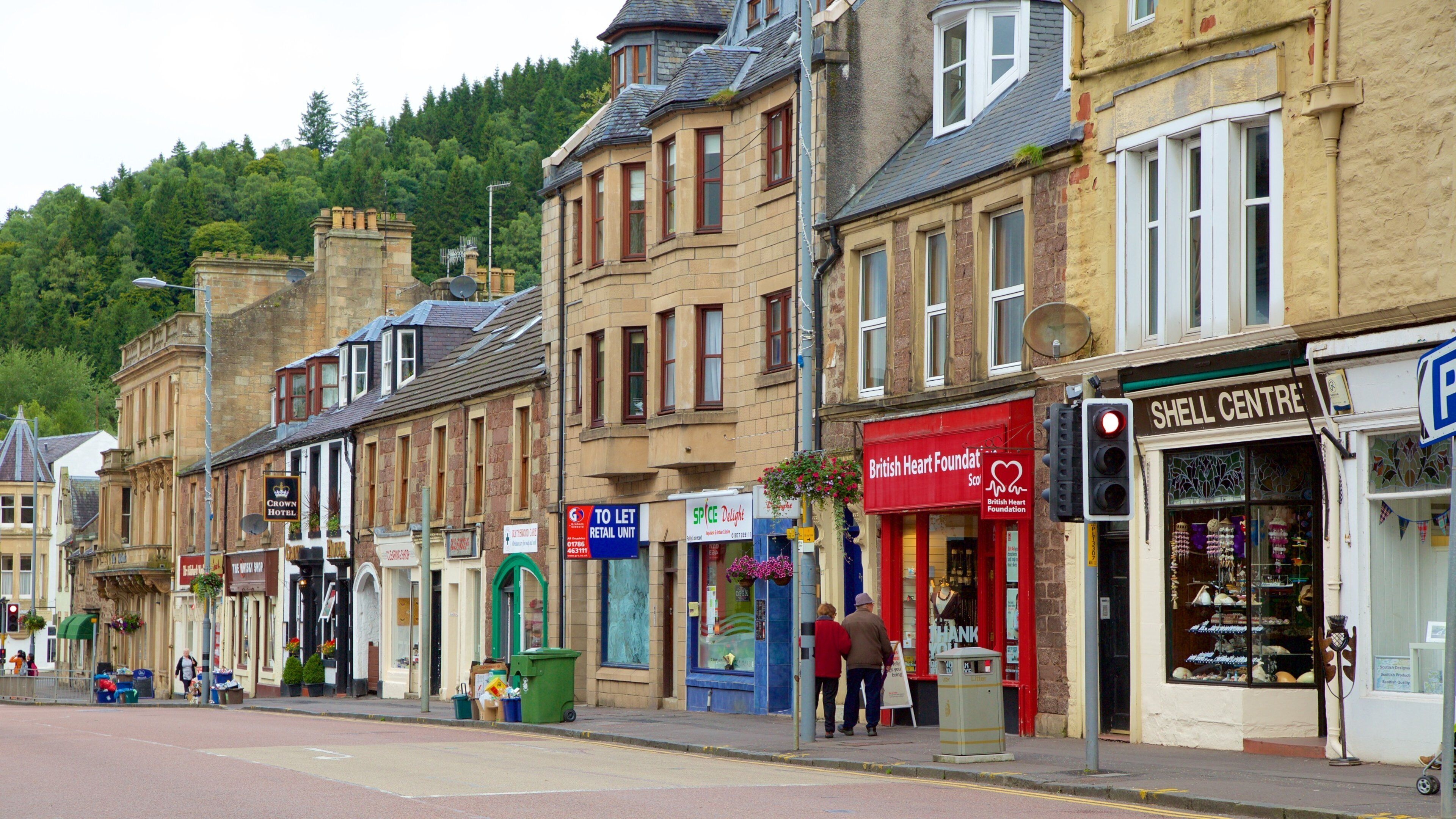 Callander mostrando imágenes de calles