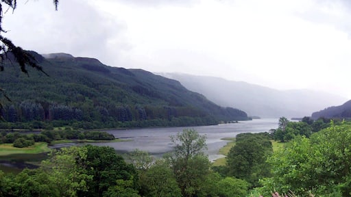 This is a view from the northern end of Loch Lubnaig looking back in the direction of Callander.