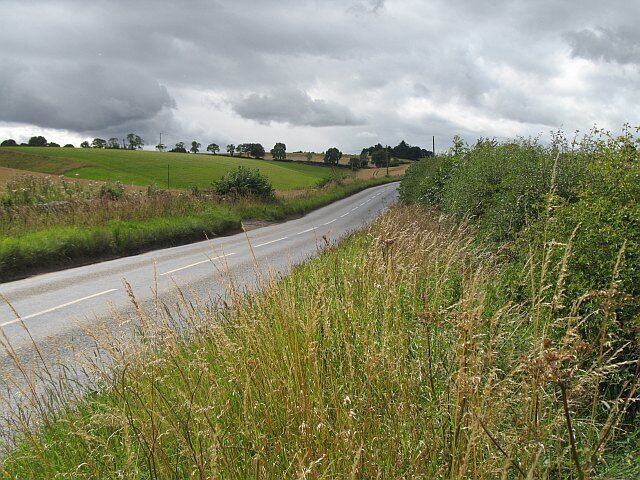 Ceres - Craigrothie road B939 running past Baltilly.