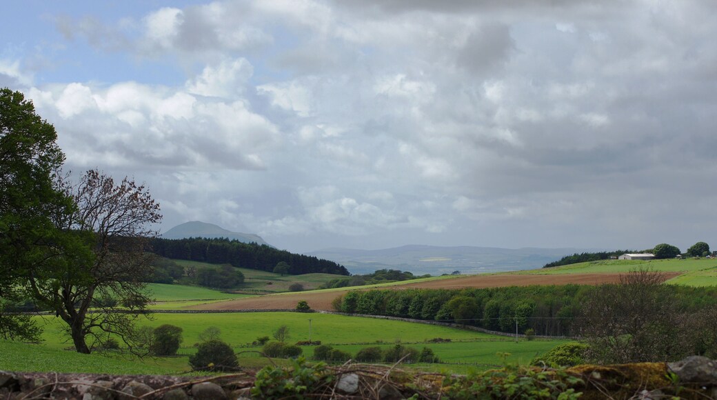 Fife landscape with west Lomond centre left