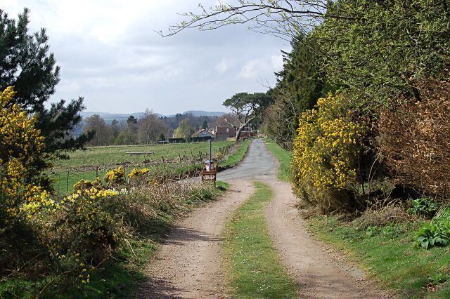 By Clatto House Looking towards Blebocraigs from the Easter Clatto farm road.