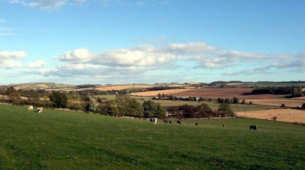 The Ceres valley Looking southeast over farmland from Wemysshall Road near the Hill of Tarvit