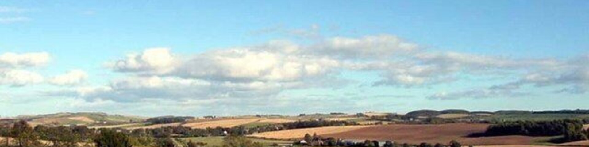 The Ceres valley Looking southeast over farmland from Wemysshall Road near the Hill of Tarvit