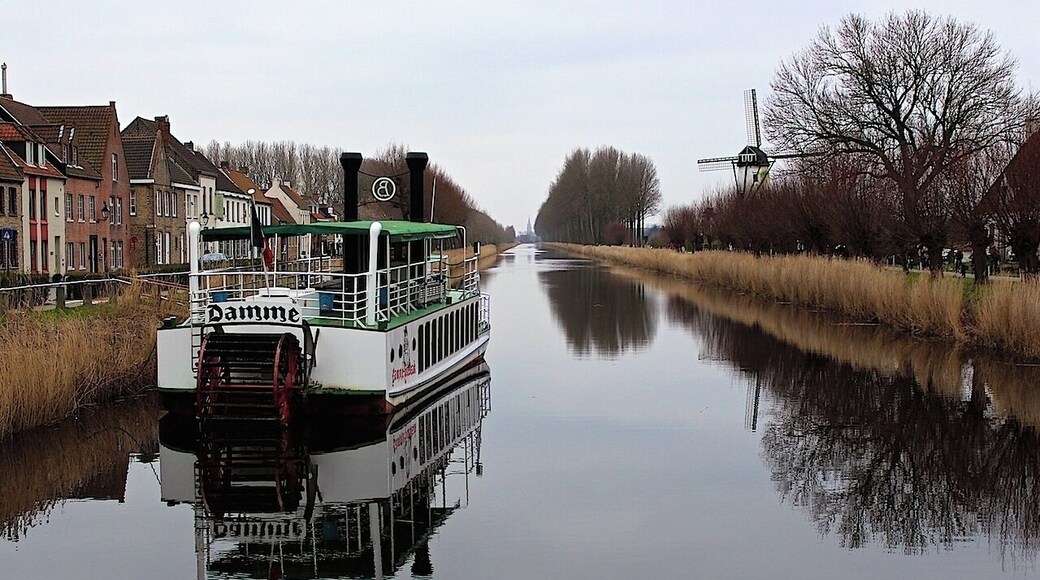 About 6 km from the city of Bruges is Damme, a quaint medieval town from the 13th century. You can take a ride on this boat named "Lamme Goedzak", over the canals to Damme. The ride takes about 30 minutes.
#localgem