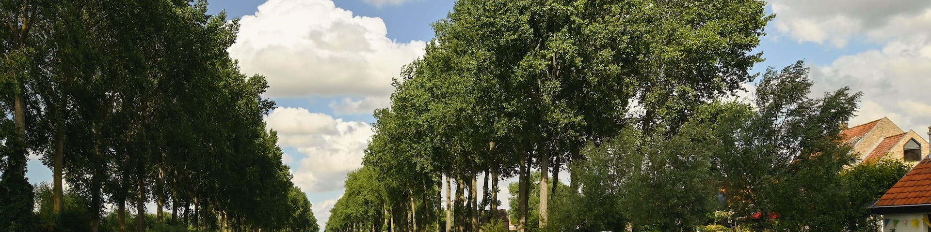 Beautiful view of Damme, West Flanders, Belgium
