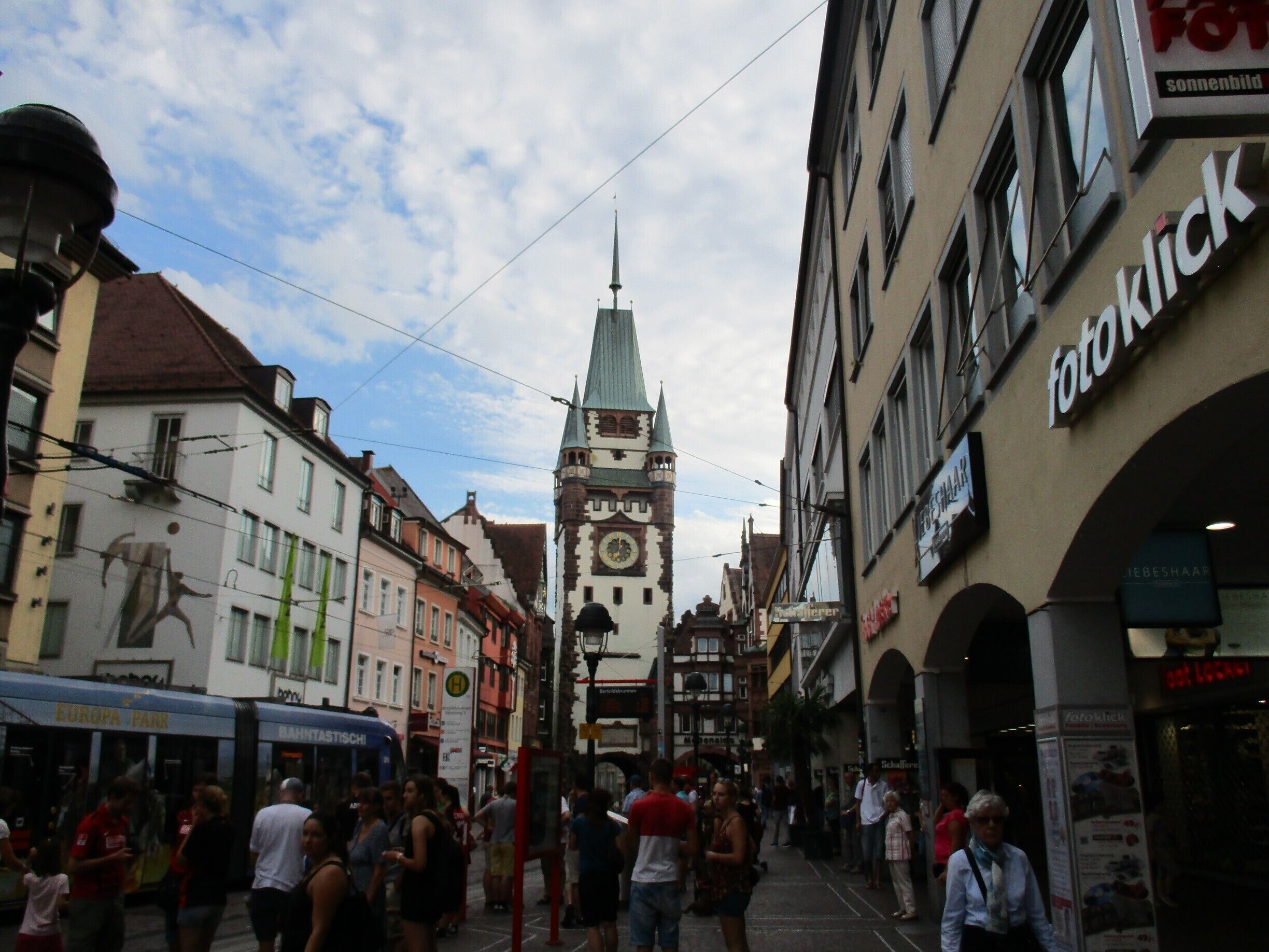 Picture postcard of Freiburg