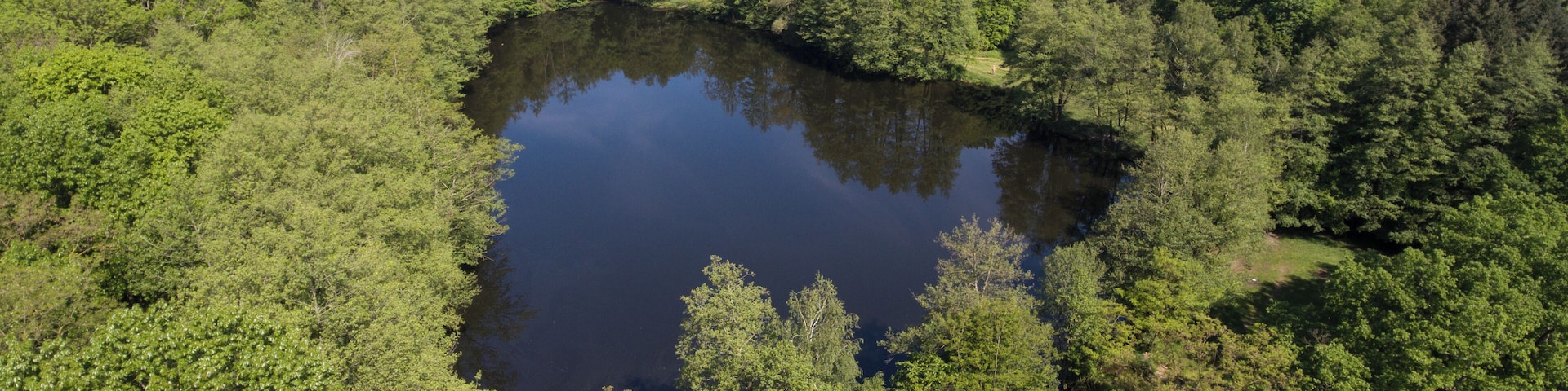 Aerial view Kleiner Opfinger See