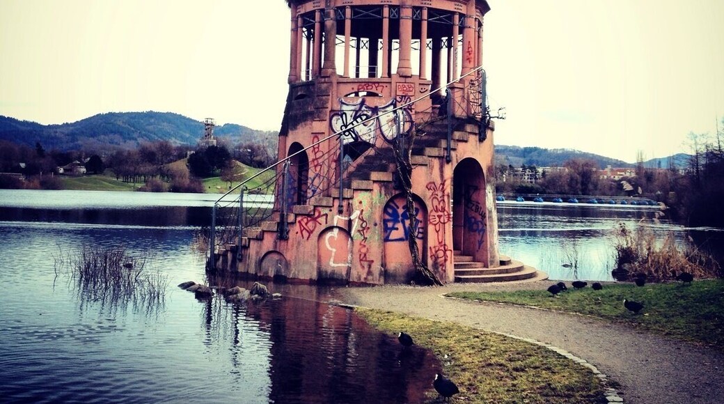 On the shore of Freiburg's largest lake, in Seepark!