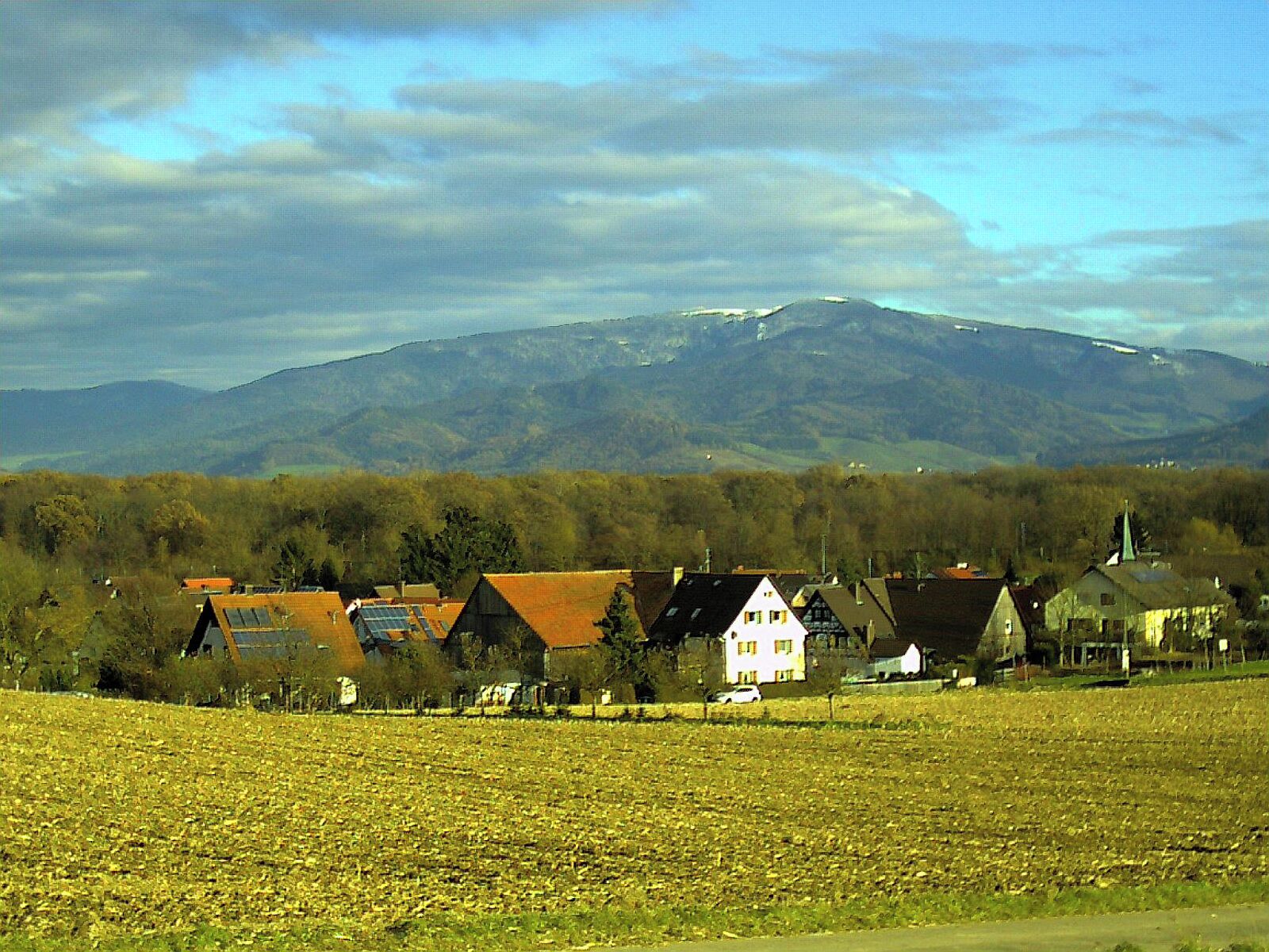 December Leuchtende Sonnwende Mount Kandel - Master Mythos Black Forest Photography 2013 Mountain View and Sun Valley - Hochdorf Town