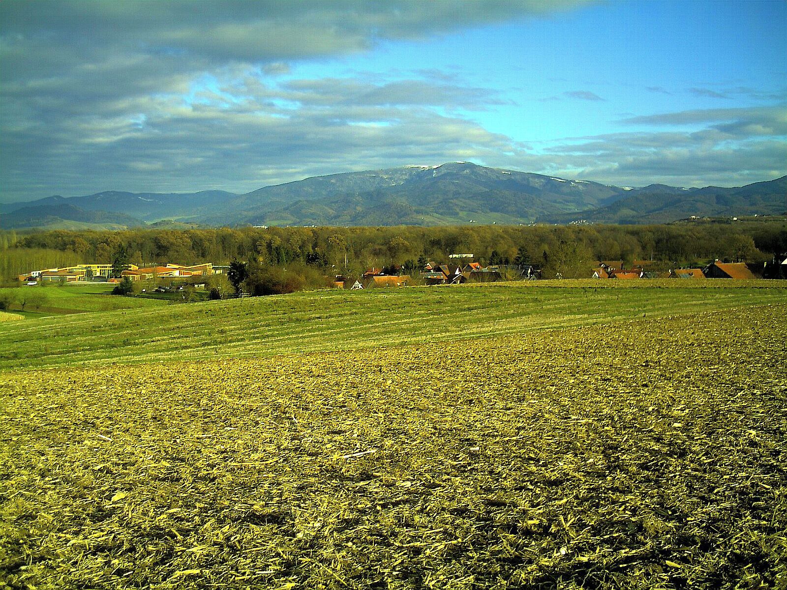December Leuchtende Sonnwende Mount Kandel - Master Mythos Black Forest Photography 2013 Mountain View and Sun Valley Freiburg - Hochdorf Town