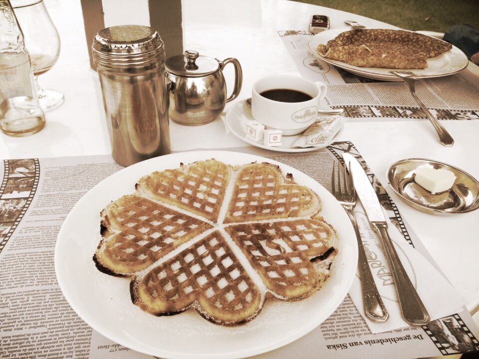 Best waffles in the world - no kidding. The recipe has been kept inside the family for decades. There's a fun playground where I used to play as a kid. A visit to Knokke is incomplete without these heart-shaped Siska waffles!