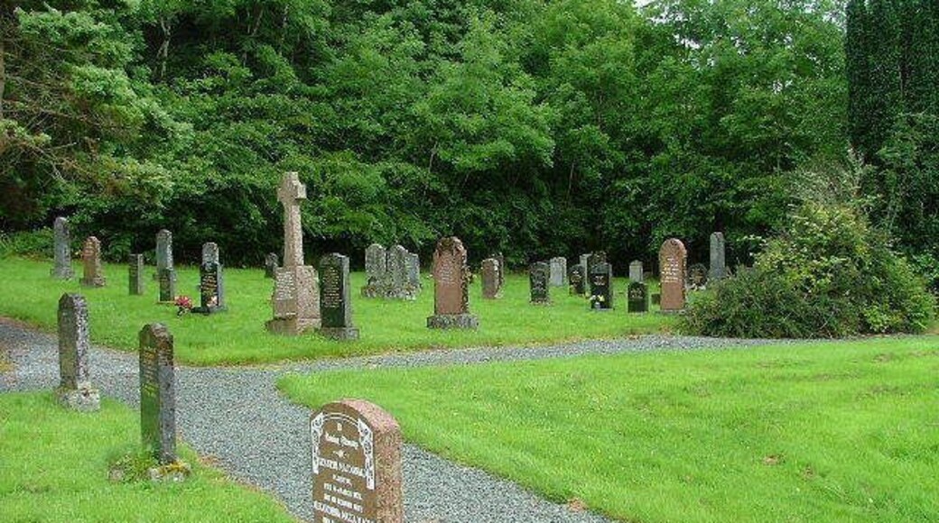 Ardbeag Burial Ground. The burial ground overlooks Loch Duich.