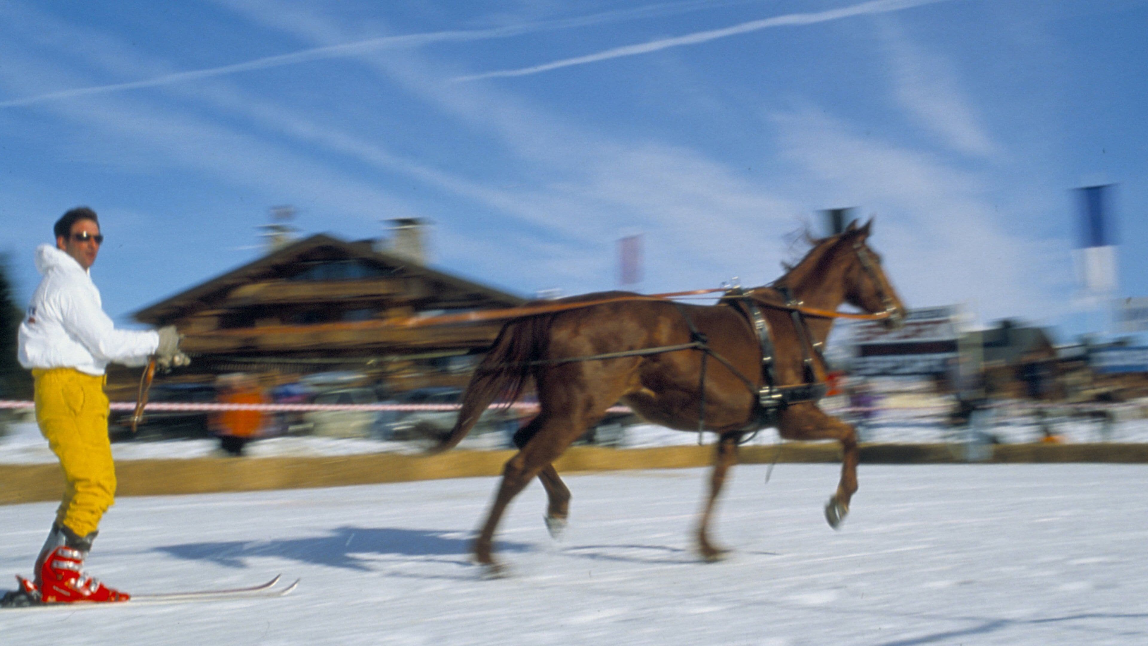 Megeve which includes landscape views and snow as well as an individual male