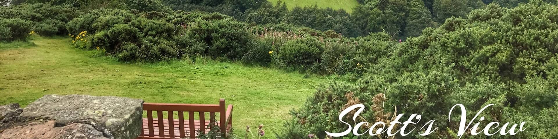 As you take a drive through the Borders in Scotland toward Dryburgh Abbey you will come across Scott's View, a perfect photo opportunity