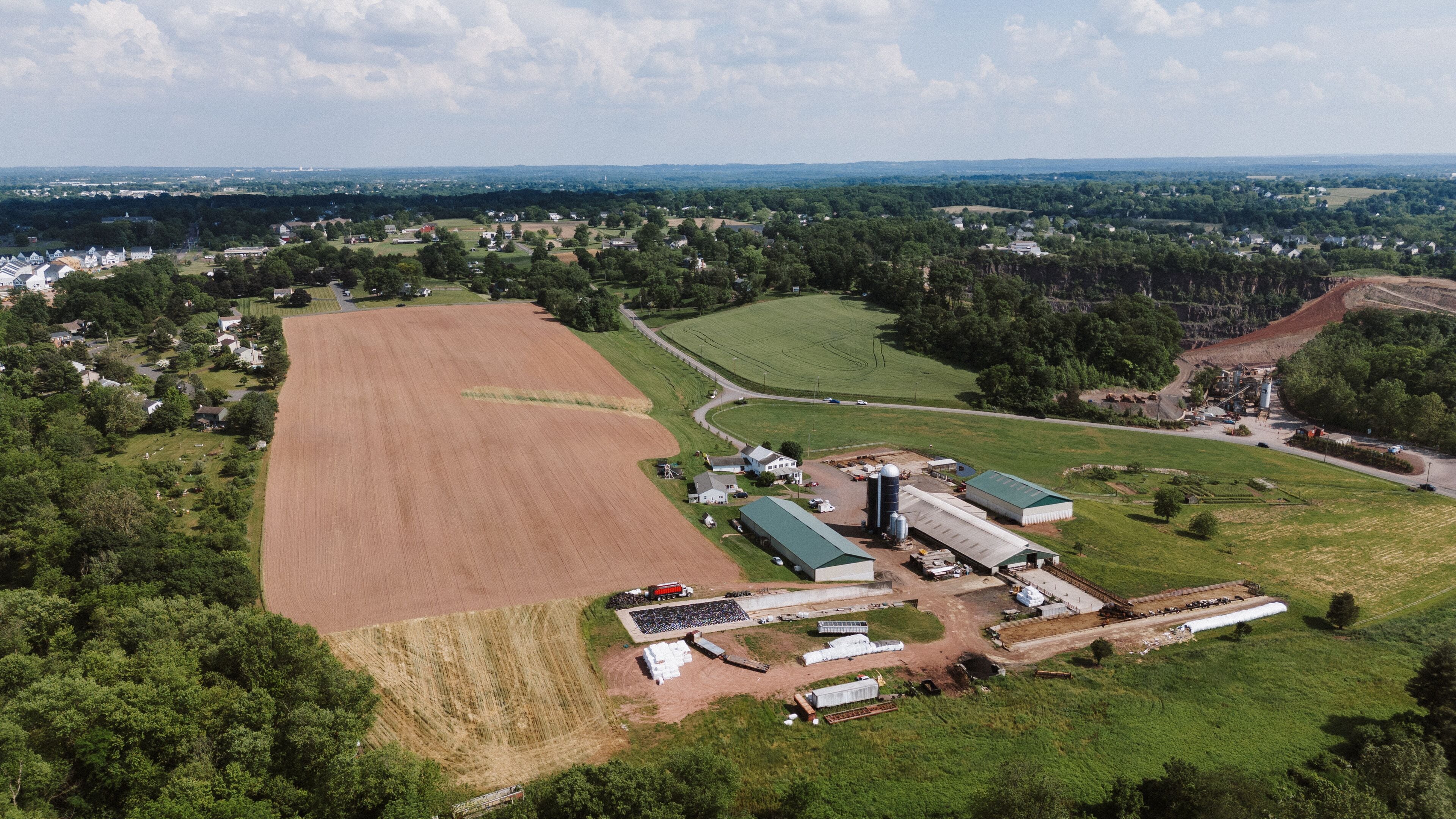 Aerial Drone of Pennsburg Harleysville, PA
