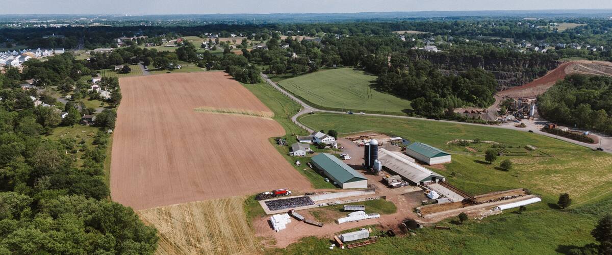 Aerial Drone of Pennsburg Harleysville, PA