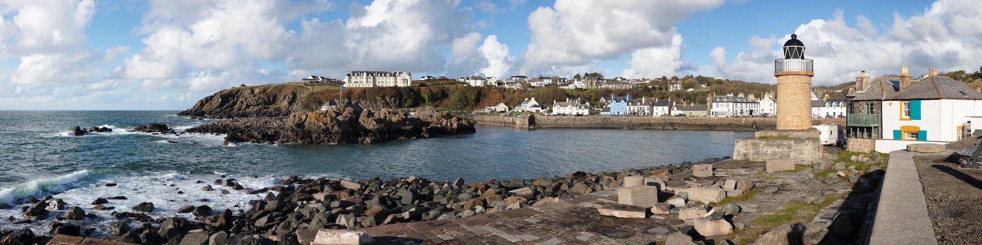 Portpatrick harbour on the west coast, Portpatrick, Dumfries and Galloway, Scotland